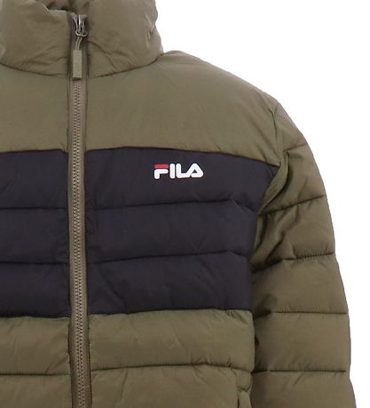 Fila Steppjacke - Berglern - Verbrannt Olive/Mondlose Nacht
