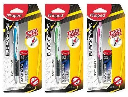 Maped 559511, Sort, Blå, Hvid, Sort, HB, 0,5 mm