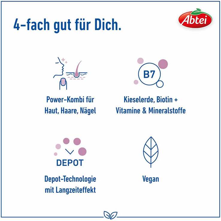 Abtei Kieselerde Biotin Plus Tabletten, 42 St