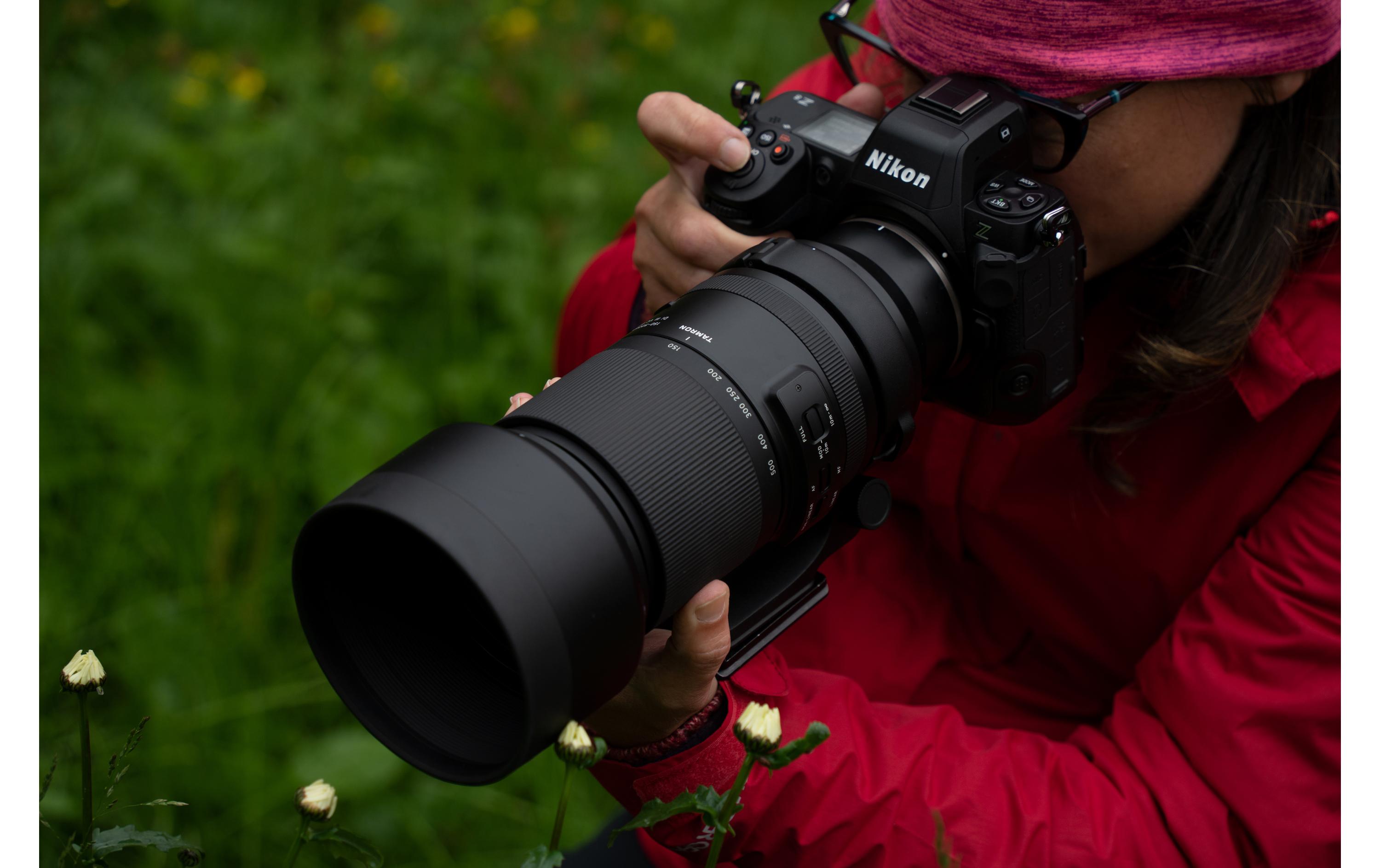 Zoomobjektiv AF 150-500mm f /5-6.7 Di III VC VXD Nikon Z<br>Ultra-Tele-Zoom mit intuitiver, komfortabler Bedienung