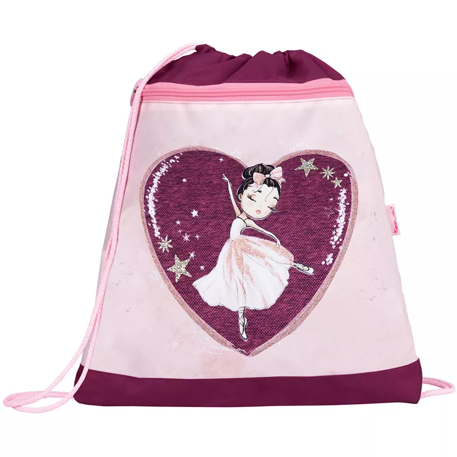 Belmil Schulranzen Classy Schulranzen Set 5-teilig mit Brustgurt Ballerina Style