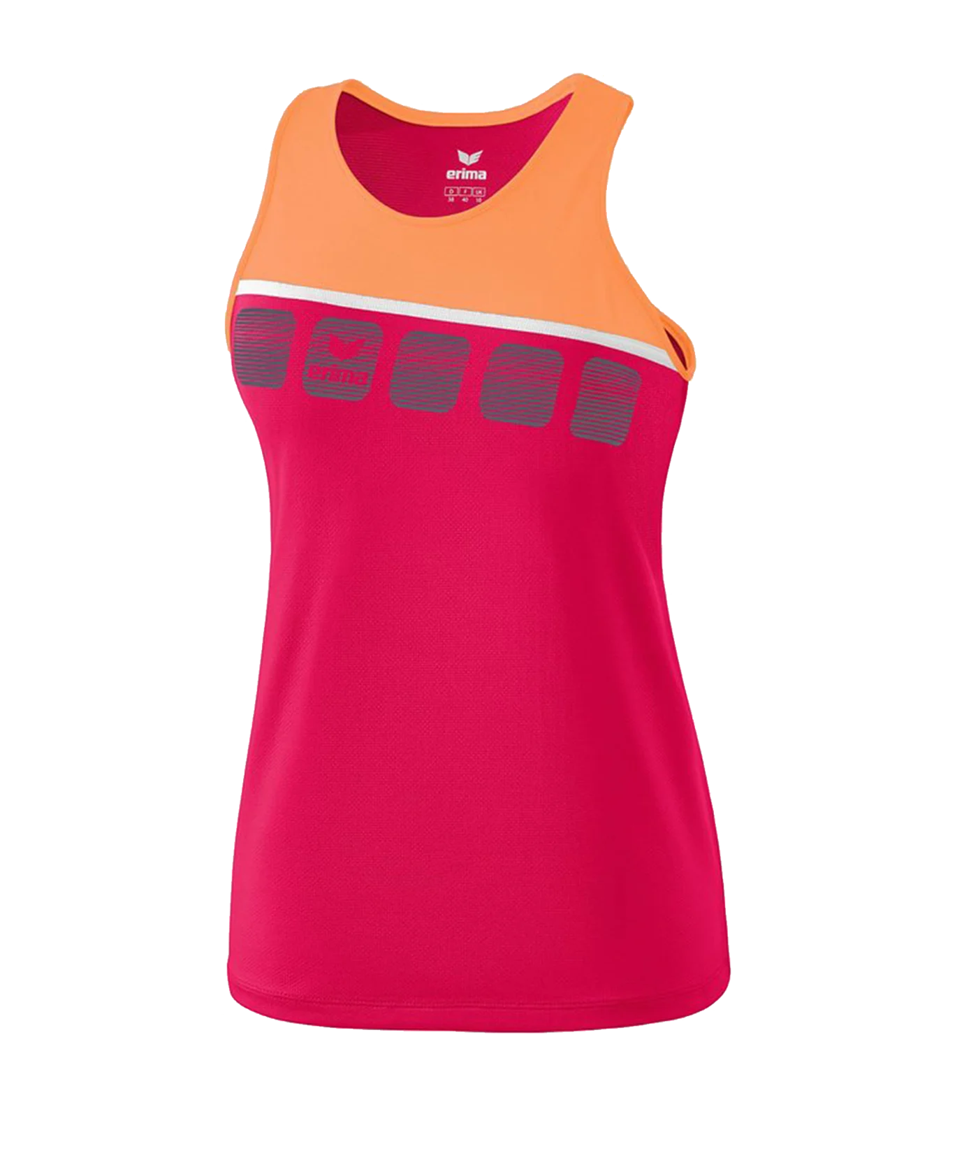 Erima 5-C Tanktop Damen Pink Orange