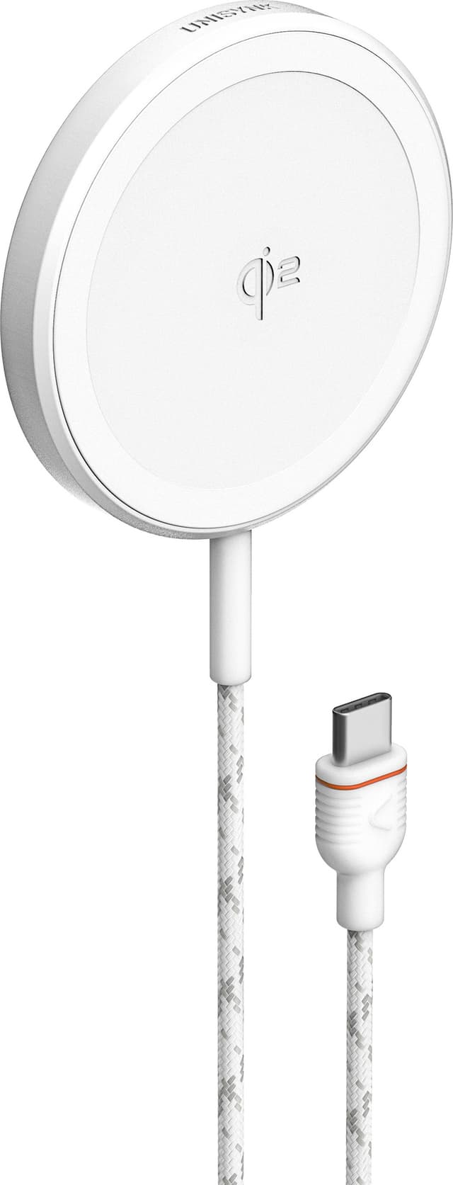 Unisynk Qi2 15W trådløs oplader (hvid)