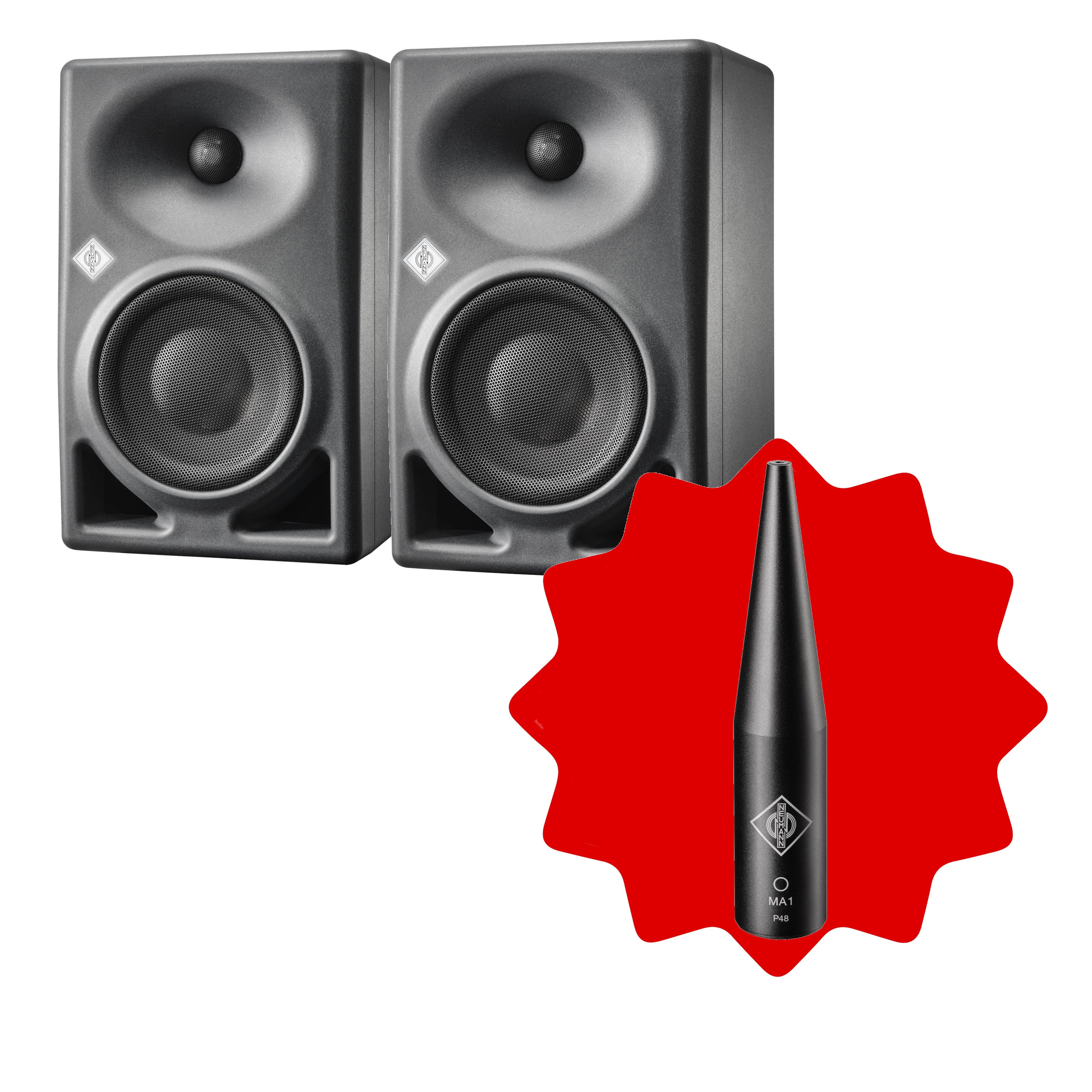 Neumann KH 120 II AES67 set met MA 1 meetmicrofoon