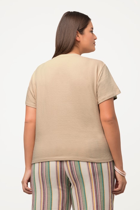 T-Shirt, Rundhals, Halbarm, Biobaumwolle