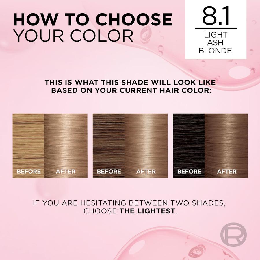 L'Oréal Paris Excellence Creme 8.1 Light Ash Blonde