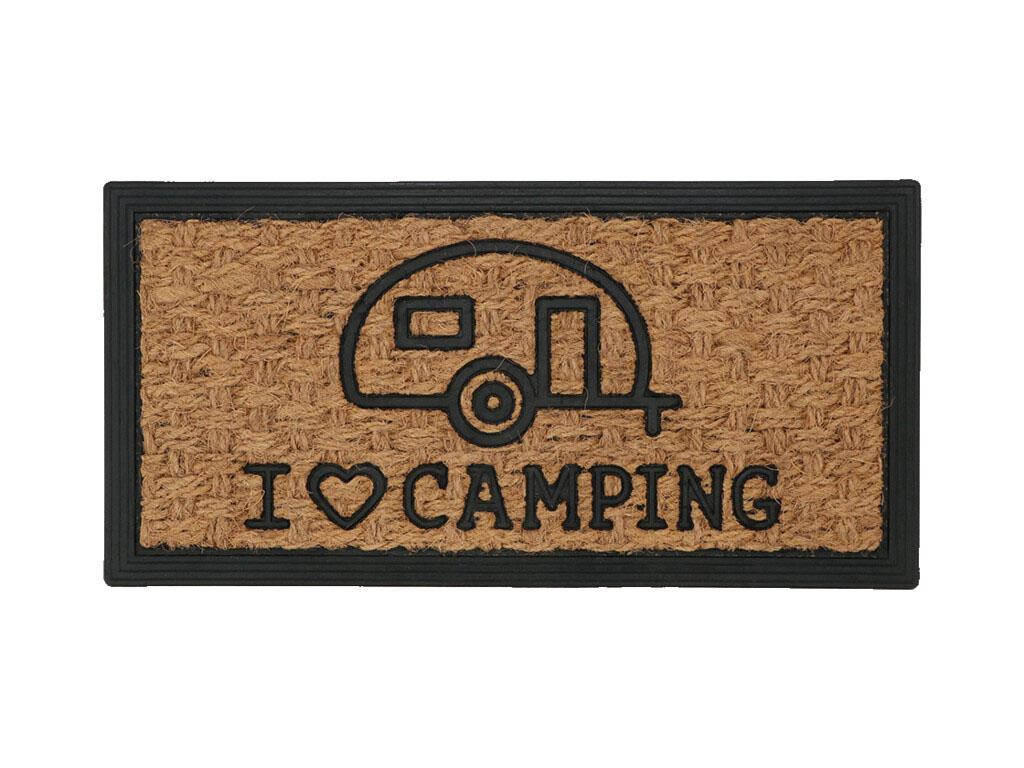 Travellife I Love Caravan deurmat - 50 x 25 cm