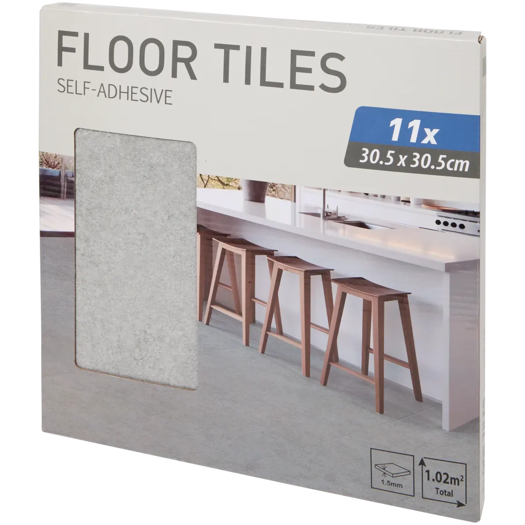 Zelfklevende vloertegels 30,5 x 30,5 cm | 11 stuks