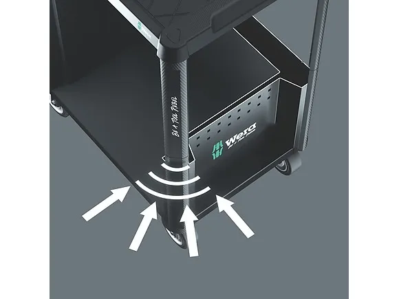 Wera 05150130001, Plast, Sort, 7 skuffe(r), 250 kg, 785 mm, 518 mm
