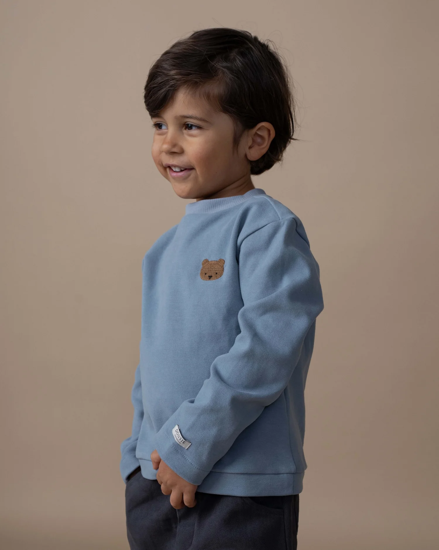 Jorijn Longsleeve | Bear | Foggy Blue