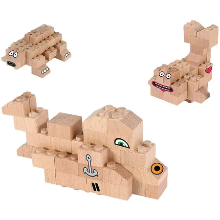 FabBrix Holzbausteine Roboter