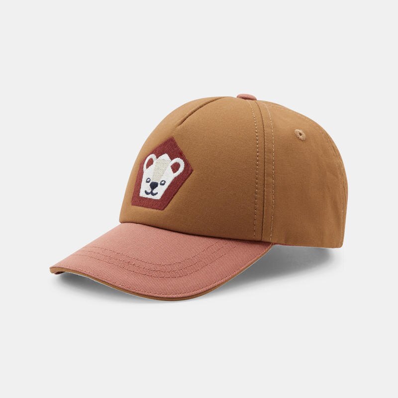 Casquette ours marron bébé garçon Blanc