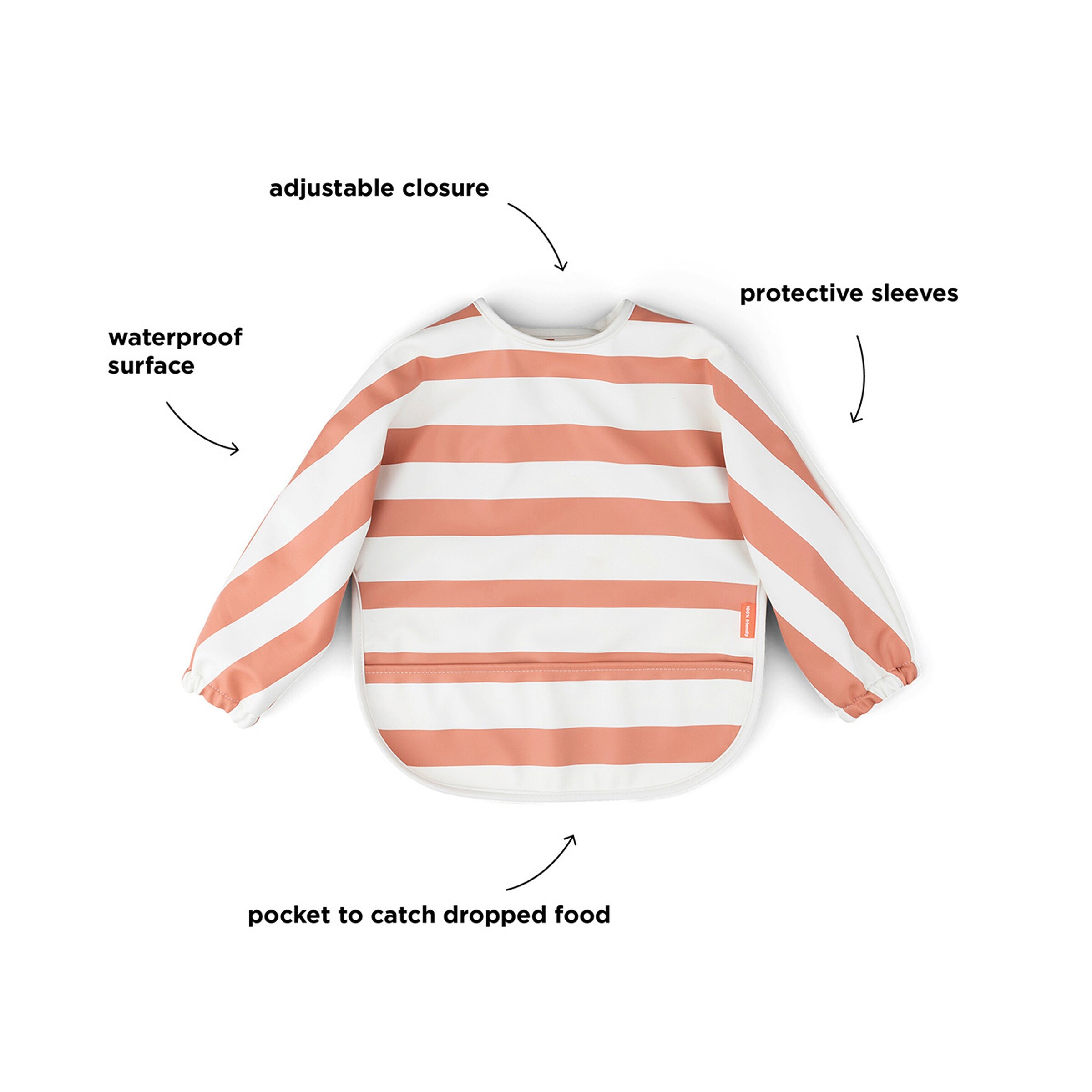 Done by Deer Ärmellätzchen Stripes orange