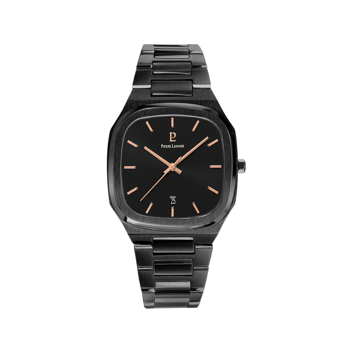 Montre Pierre Lannier homme autoamtique acier noir