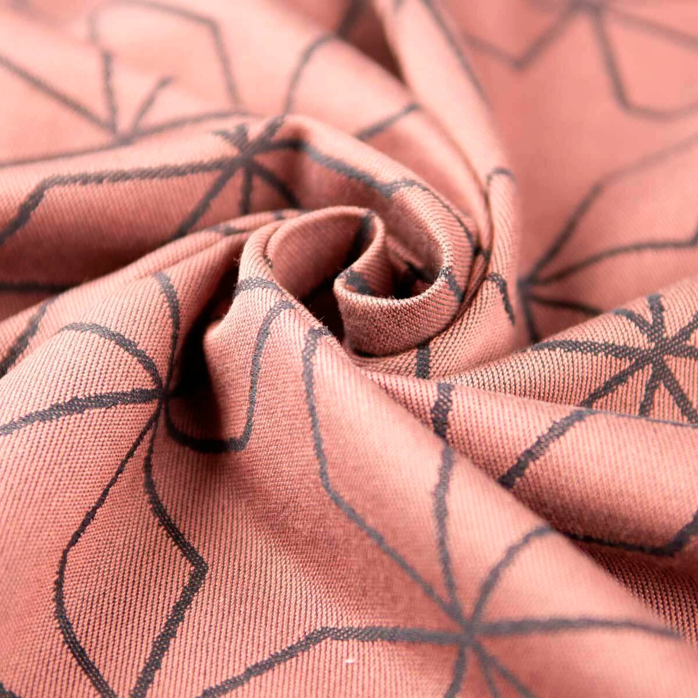 HOPPEDIZ® Babytragetuch Gewebtes Tragetuch kbA Malmö rose
