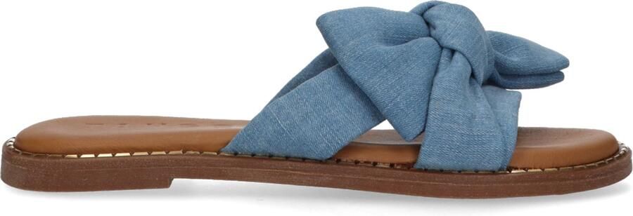 Tango Blauwe Denim Slipper Audrey 1 Blue Dames