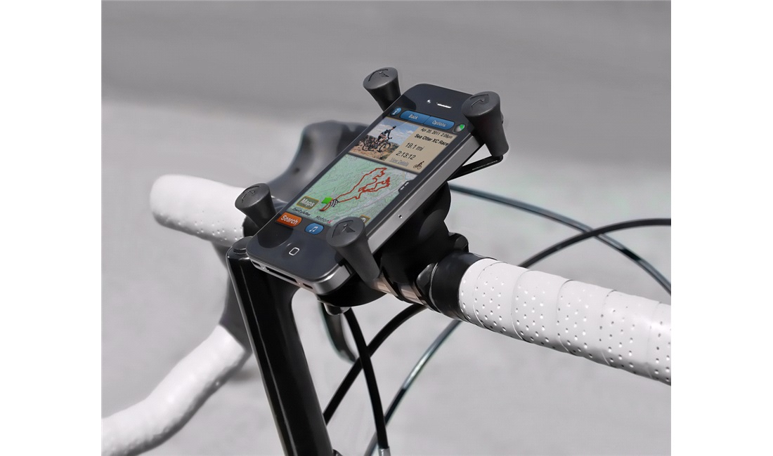 RAM Mounts X-Grip UN7 smartphone holder med EZ-on/off cykelbeslag