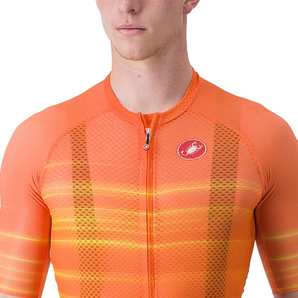 Maillot vélo CASTELLI MAILLOT CLIMBER'S 3.0 SL2 ORANGE BRILLANT