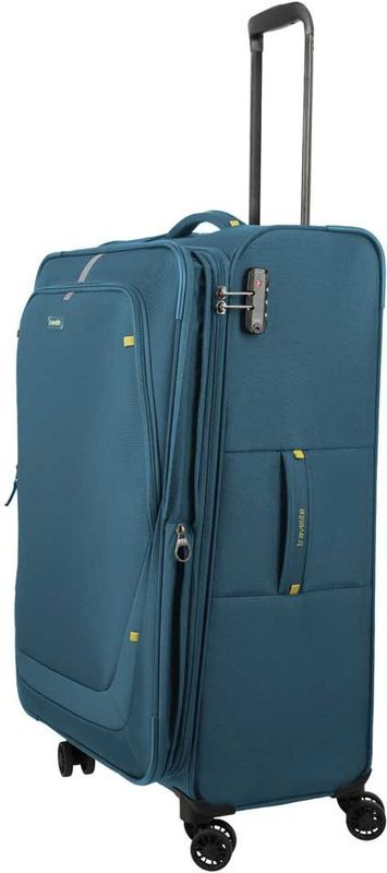 Travelite - Umbria - Zachte Koffer - Petrol - 4-Wheel Trolley L - 90 Liter
