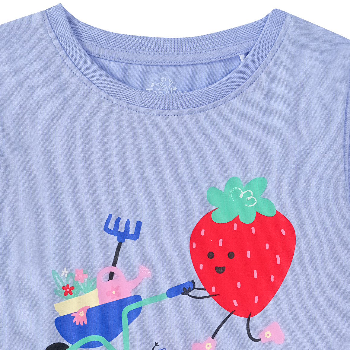 Topolino Mädchen T-Shirt mit Beeren-Print helllila