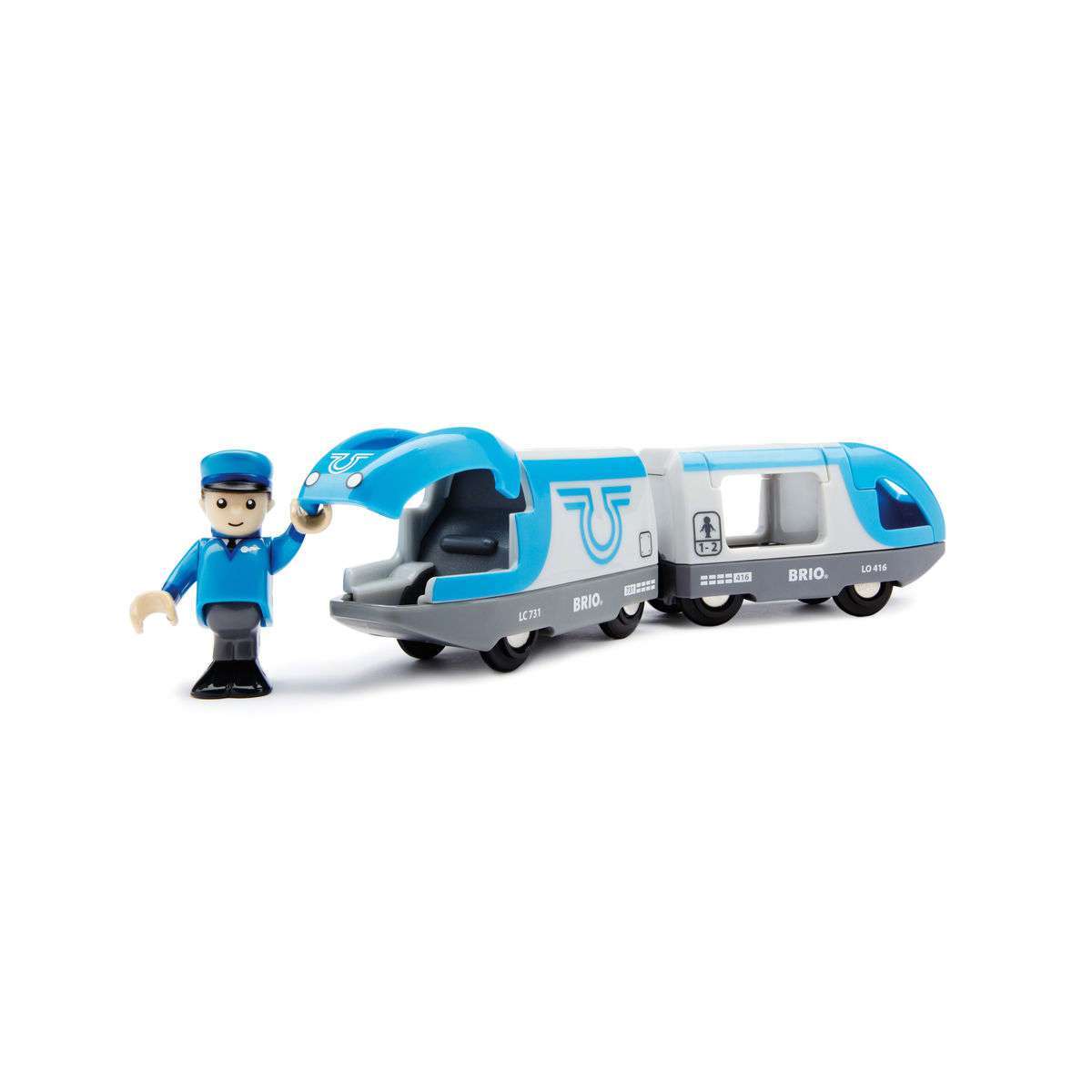 BRIO Spiel Blauer Reisezug