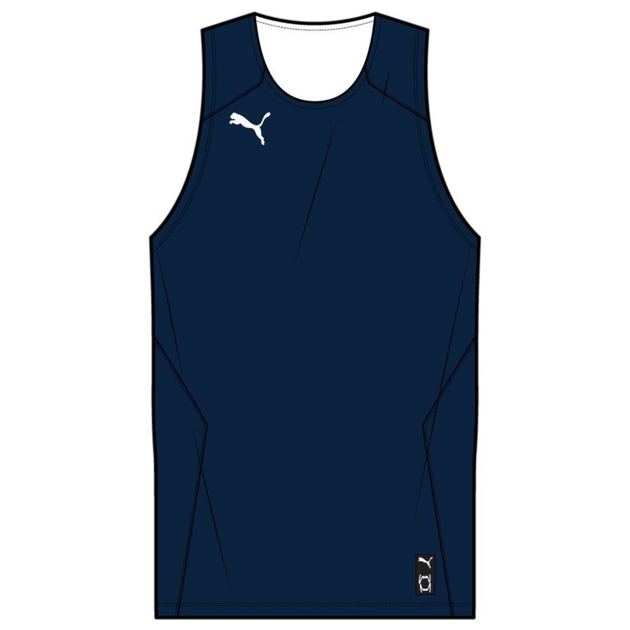 PUMA Maillot de basket Hoops - Bleu Marine