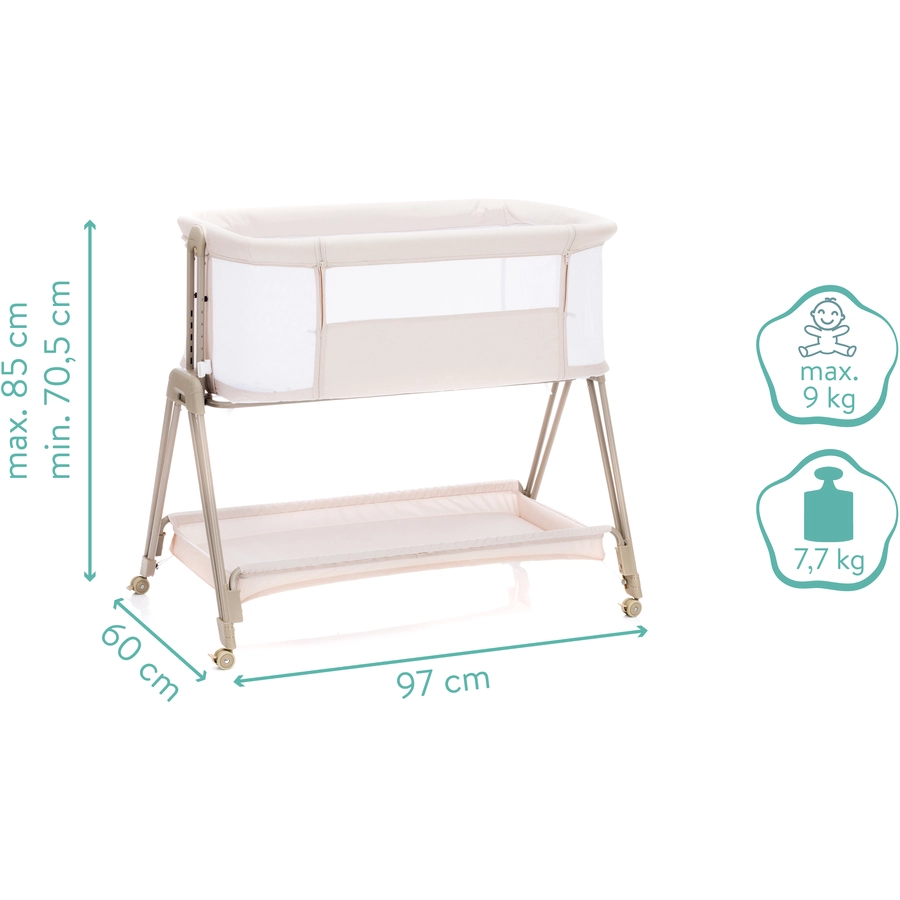 fillikid Beistellbett Dream Creme