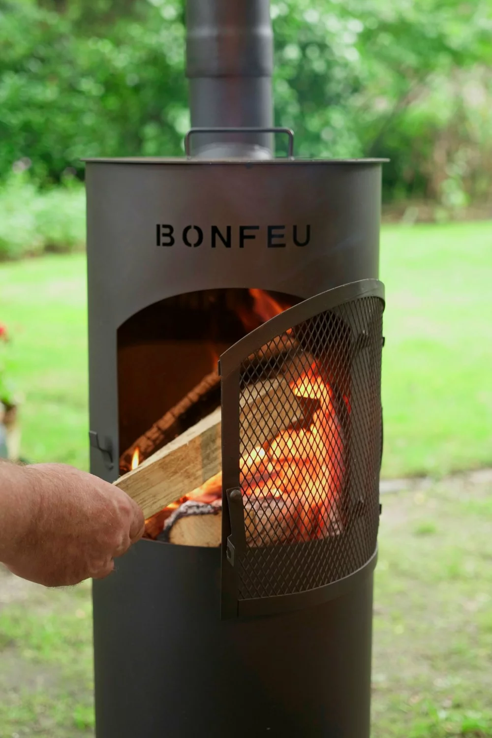 BonFeu 3002 Tuinhaard BonGiano LP - Zwart - 164cm - 30cm