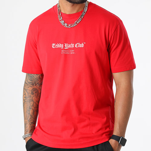 Tee Shirt Oversize Large Art Series Rouge