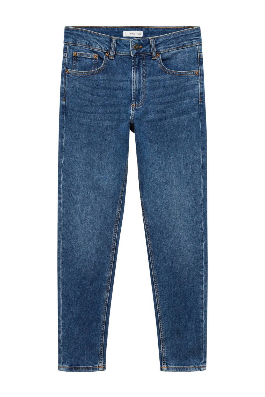 MANGO TEEN slim fit jeans changeant blauw