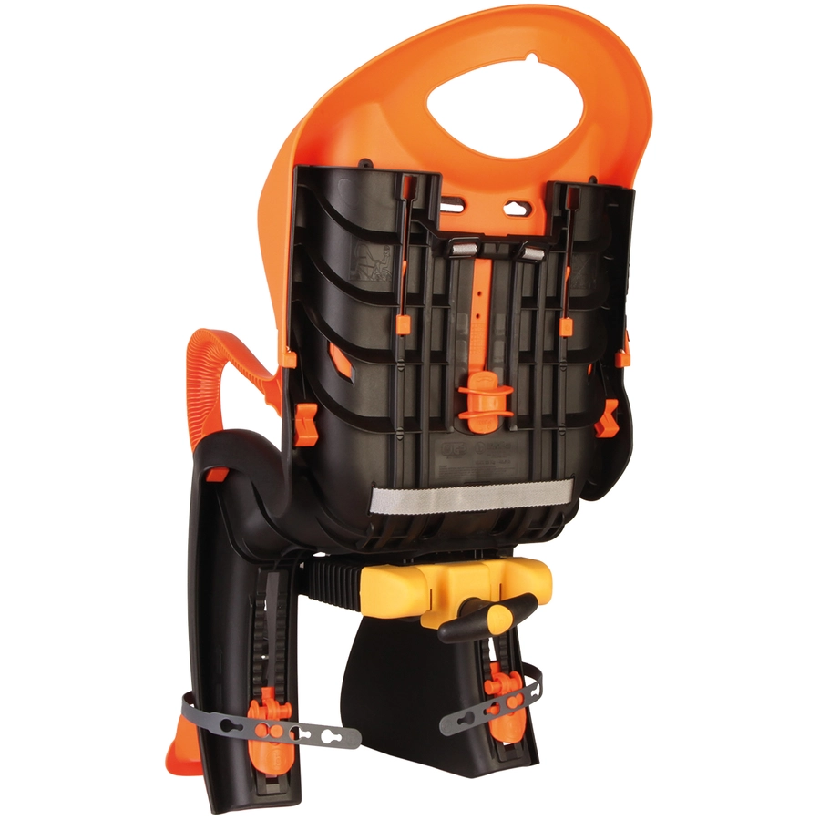 BELLELLI Kindersitz Fahrrad Tiger Reclining B-Fix frame mount Grey Orange