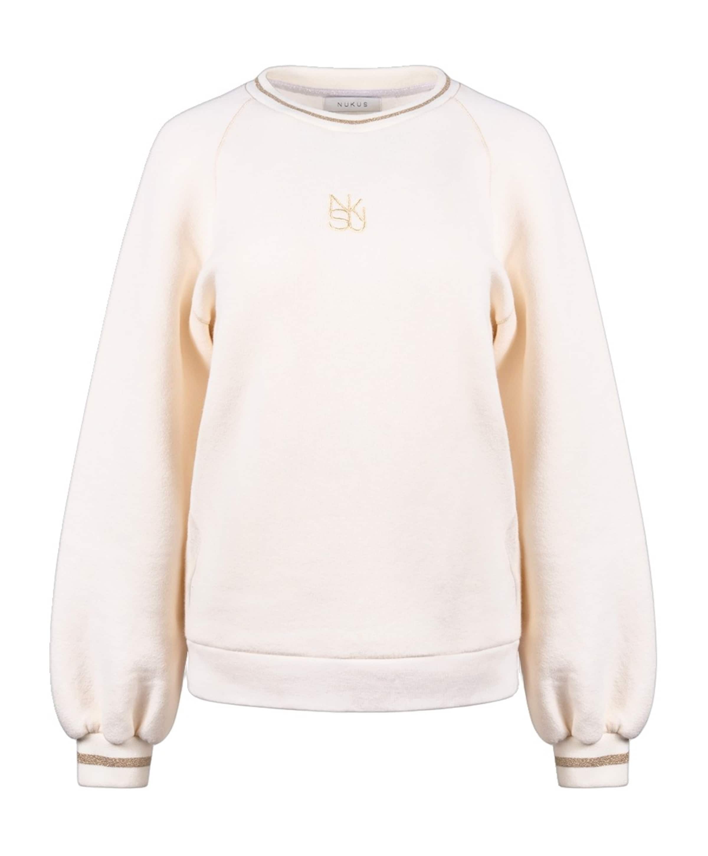 Nukus Dames sweater ecru