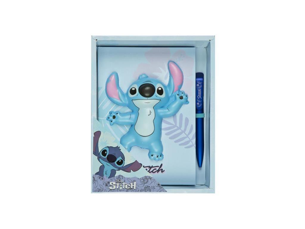 BLOCO DE NOTAS STITCH 3D SQUISHY