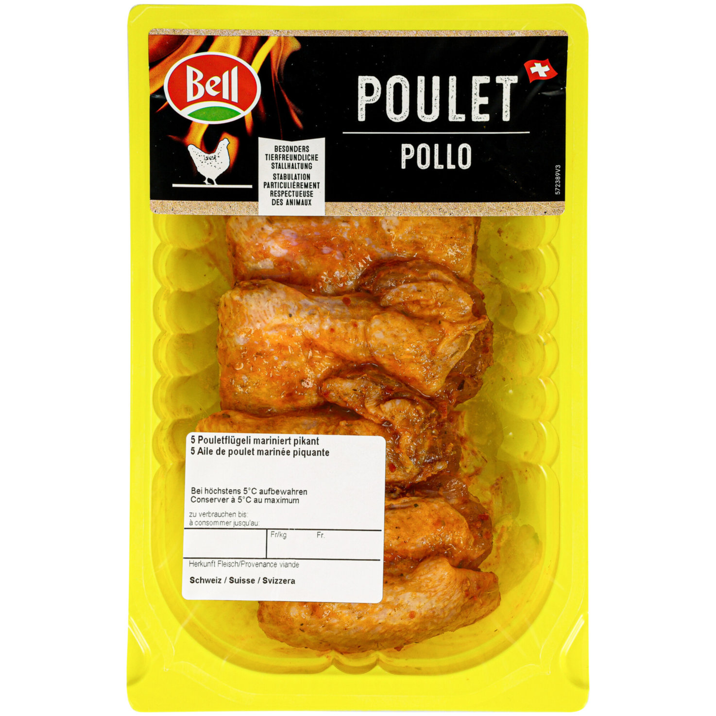 Bell Pouletflügel Hot Spicy ca. 330g