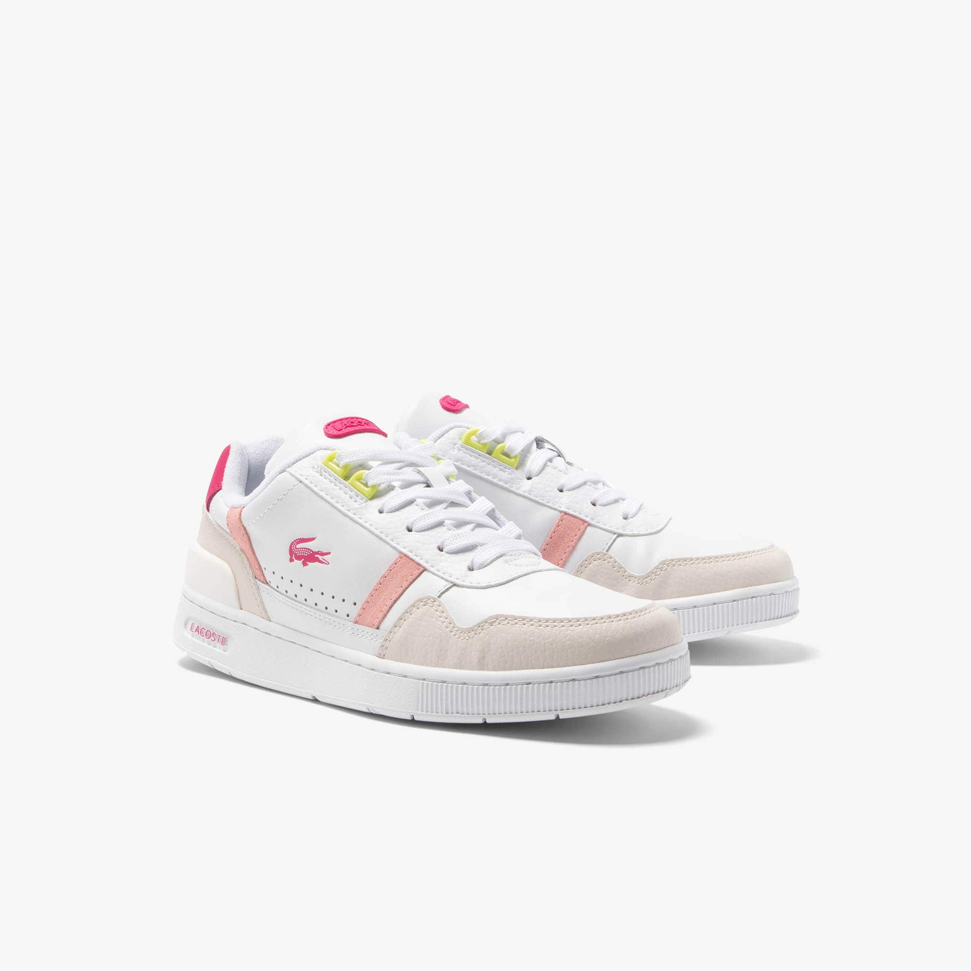 Sneakers T-Clip femme en cuir Sneakers - Blanc - Lacoste - Femme