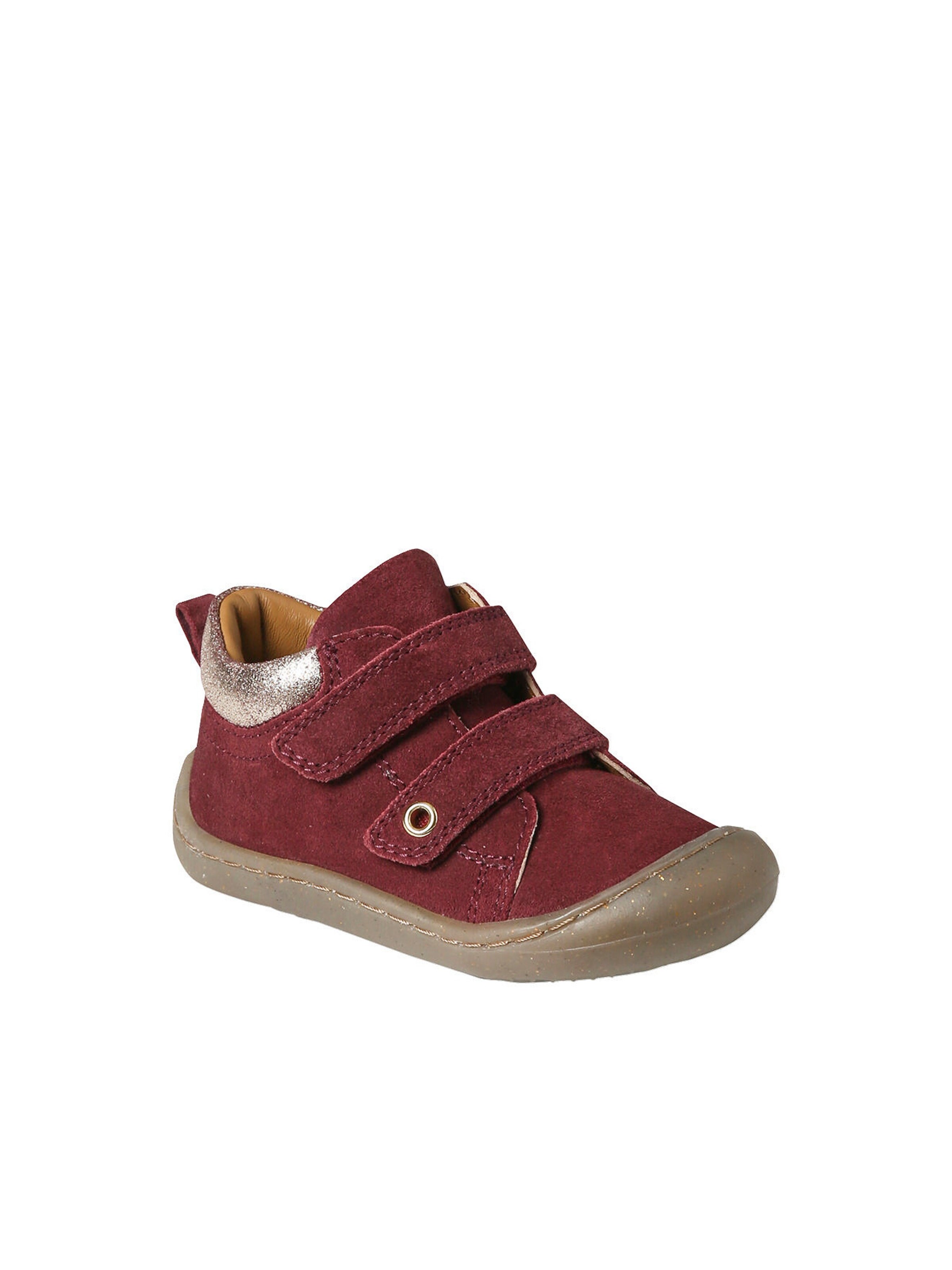Vertbaudet Baby Lauflern-Boots mit Klett bordeaux