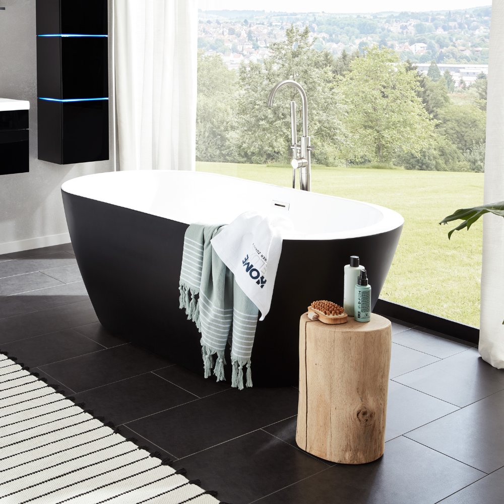 Home Deluxe Badewanne Codo Black