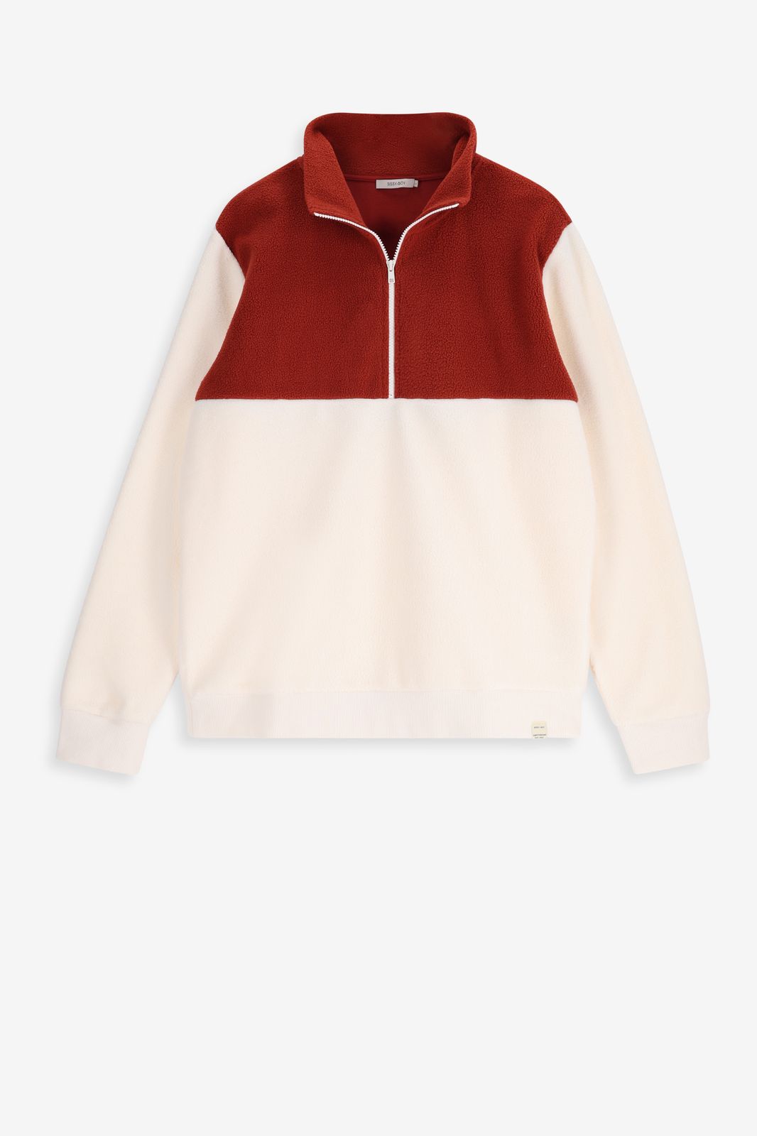 Off white colourblock sweater