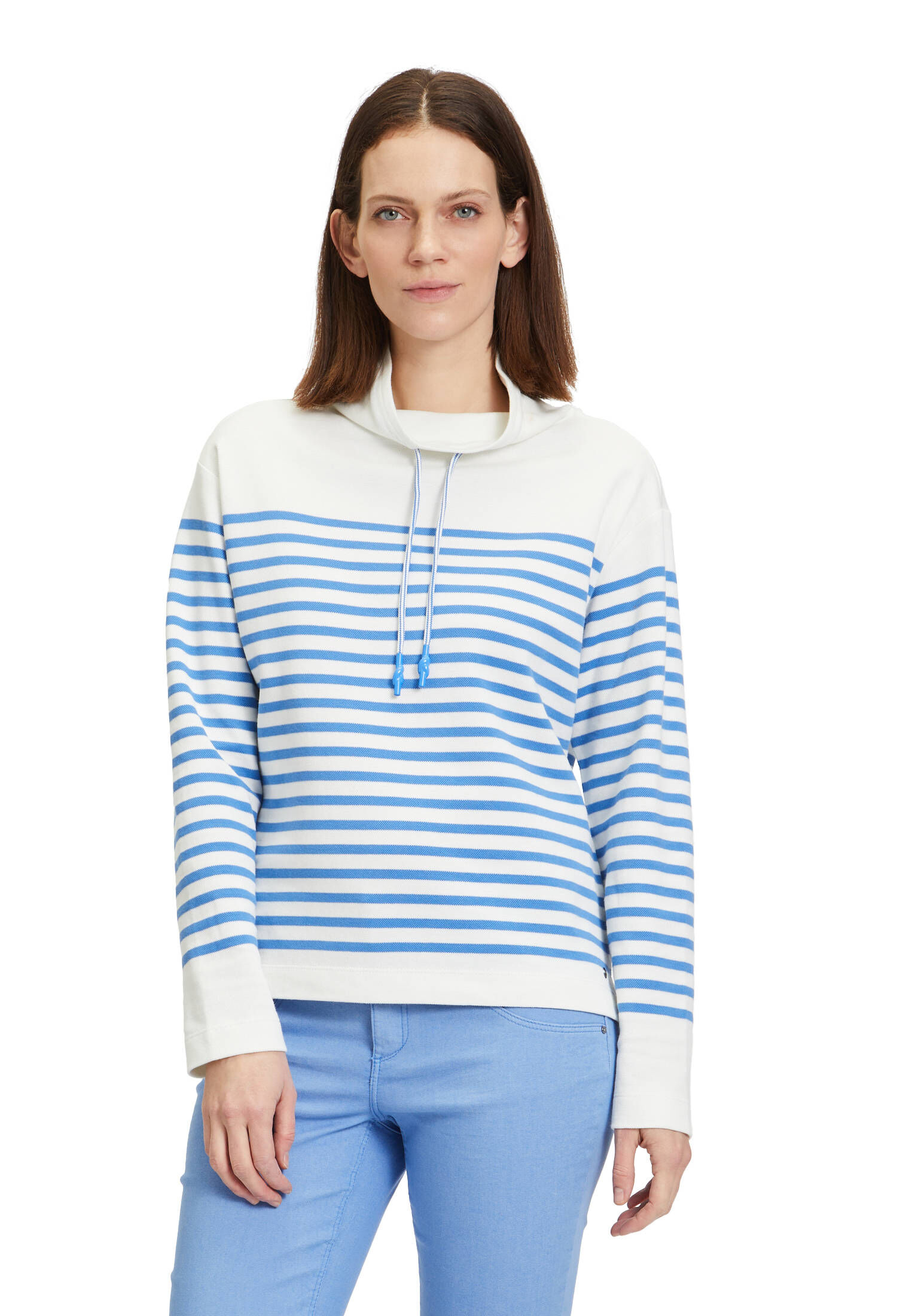 Betty & Co| Damen Casual-Sweatshirt mit Kragen