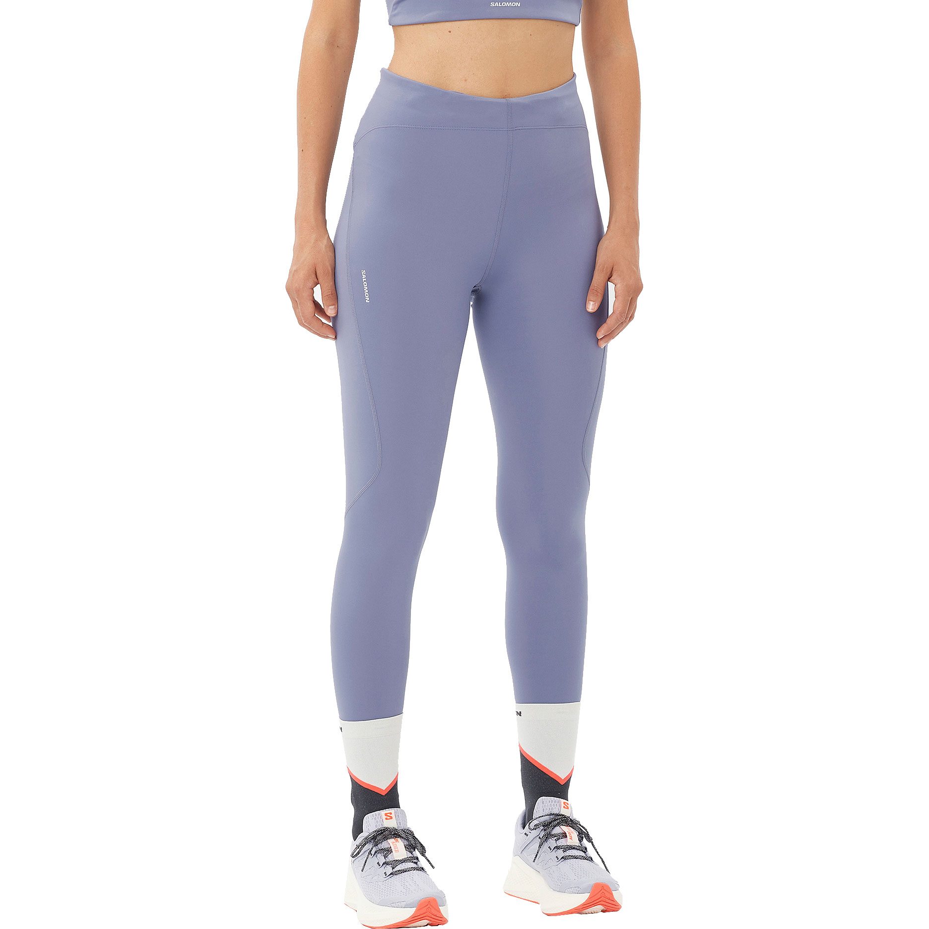 Salomon SHAKEout CORE Tights Damen blue granite