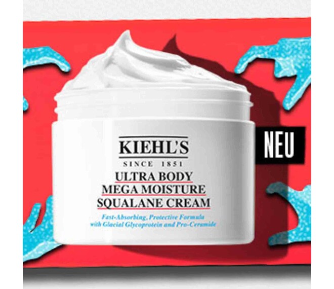 KIEHL'S Ultra Body Mega Moisture Squalane Cream Körpercreme