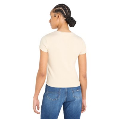 Tee-shirt à manches courtes femme Tjwby Gold Signature TOMMY HILFIGER