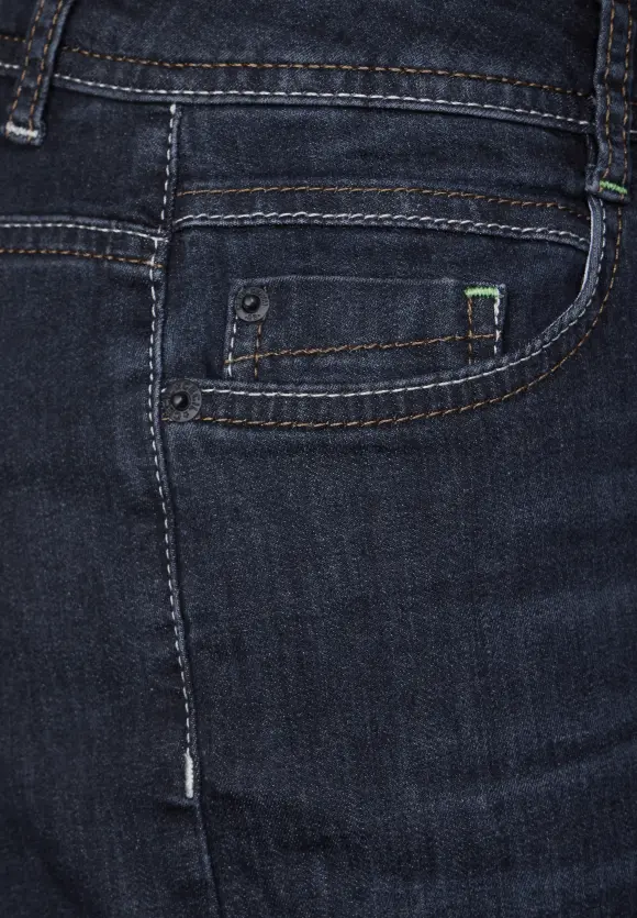 Loose Fit Jeans - Dark blue wash