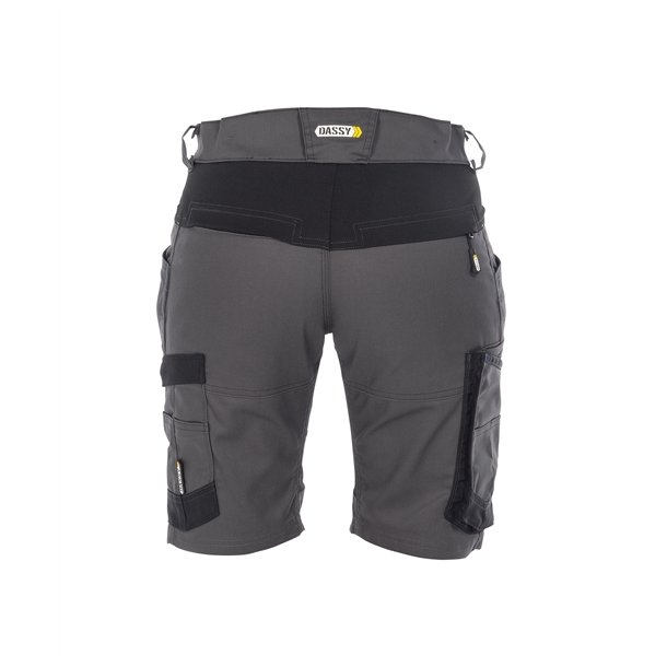 Dassy ® Axis dame shorts med stretch grå/sort