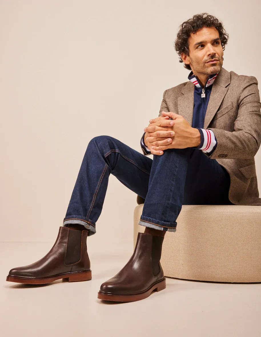 Bottines Nicolas cuir M.Moustache