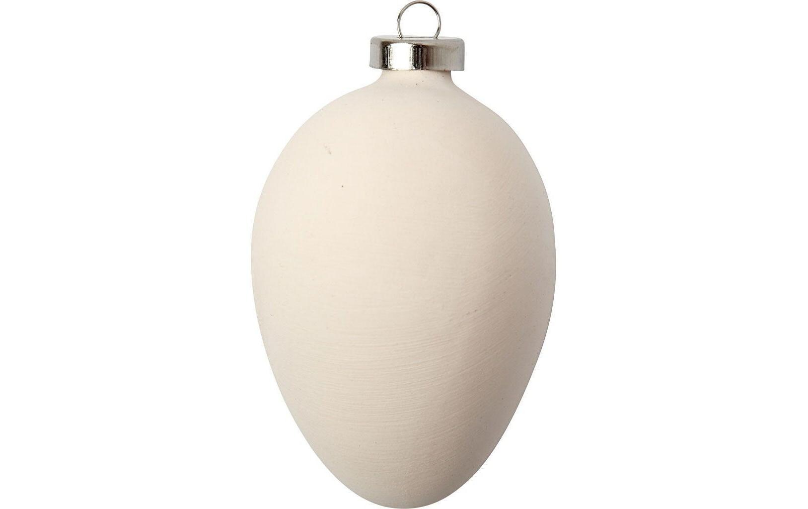 Eier aus Terracotta, WeissEier zum Basteln