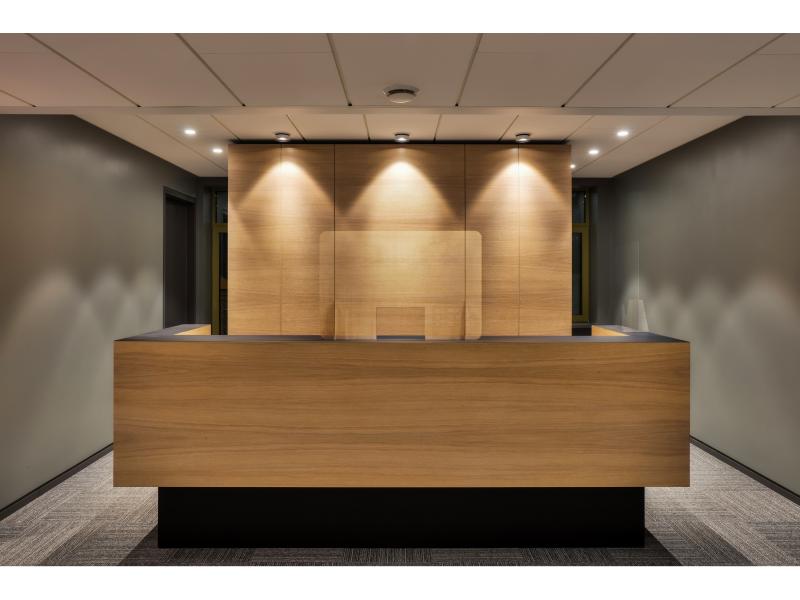 Diverse Schutzwand Version 3, 100 x 67 x 0.4 cm Schutzwand Plexiglas transparent – B 1000 x H 670 x 4 mm