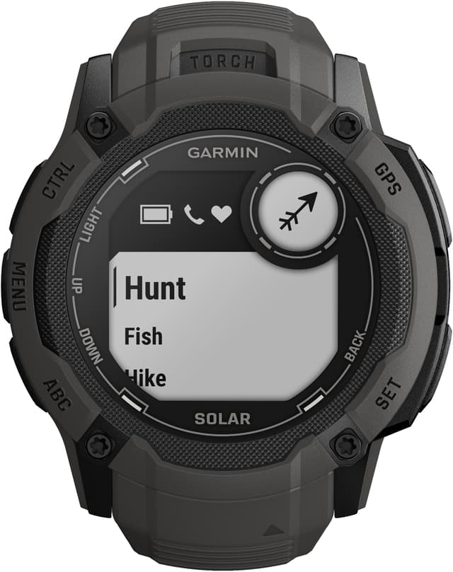 Garmin Instinct 2X Solar udendørsur (grafit)
