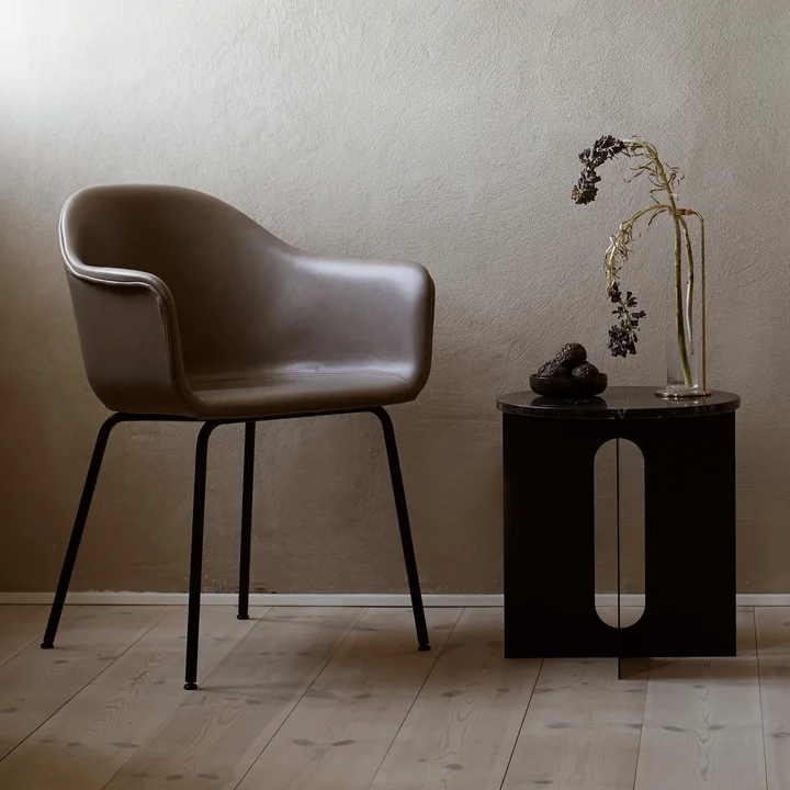 Audo - Harbour Chair (Stahl), schwarz / oliv