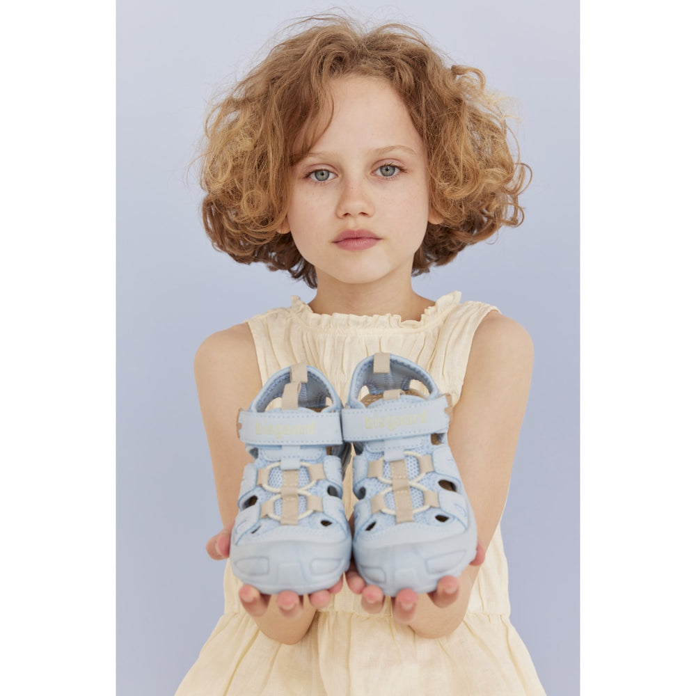 Køb Bisgaard Baby Blue Parker Velcro Sandal